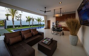 Luxury Villa, 1 King Bed, Private Pool | Living area | 52-inch LCD TV with premium channels, TV - Angkor Rendezvous Private Pool Villa (Siem Reap)