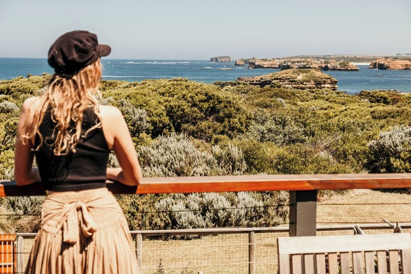 The iconic Bay of Martyrs views from our balcony.