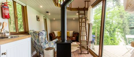 Huisje, 1 tweepersoonsbed, niet-roken | Woonkamer