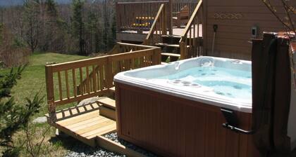 Franconia Notch Retreat, valtavat näkymät, kylpytynnyri, ilmastointi