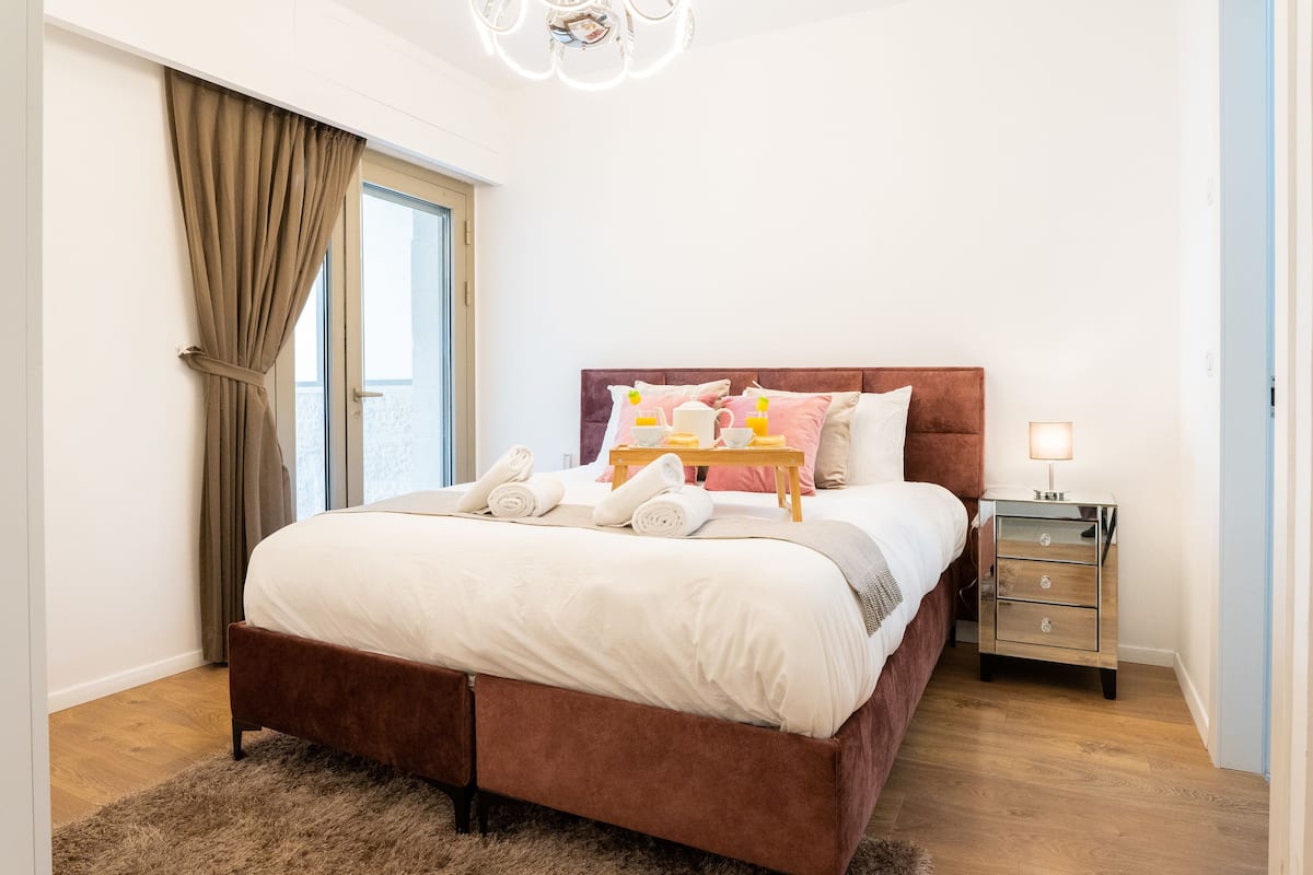 Blackout curtains, soundproofing, iron/ironing board