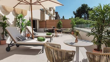 Junior Suite The Level with Whirlpool | 1 dormitorio, edredones de plumas, minibar y caja fuerte