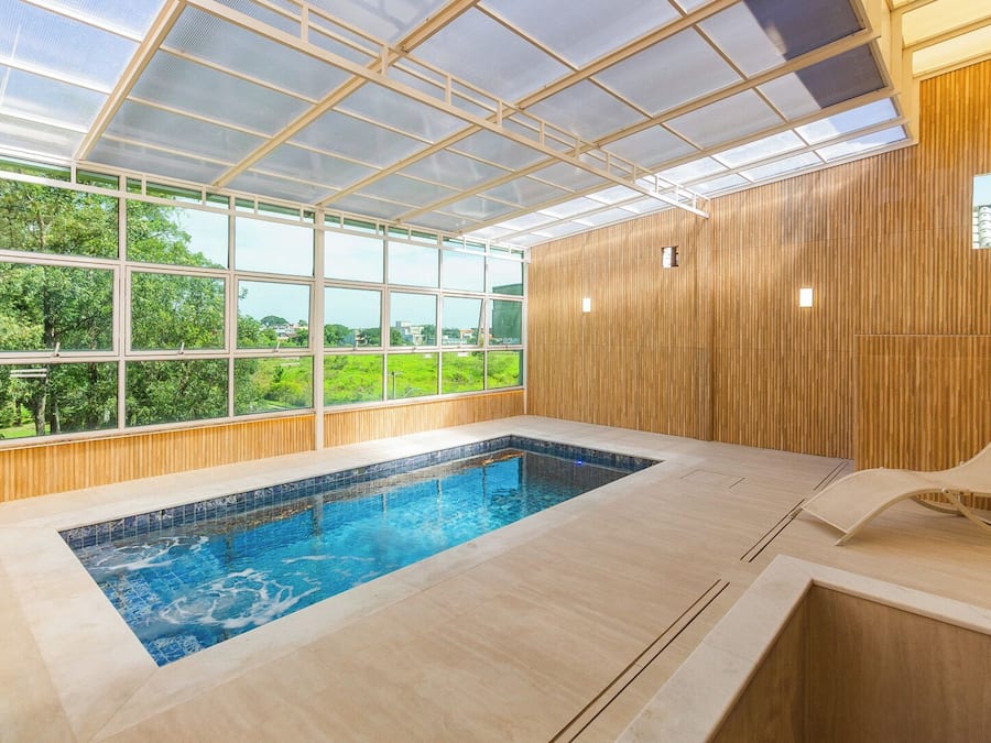 Piscina en la azotea