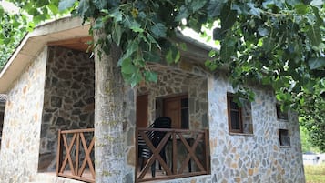 Bungalow Confort, 2 habitaciones, vista a la montaña (de Pedra) | Terraza o patio