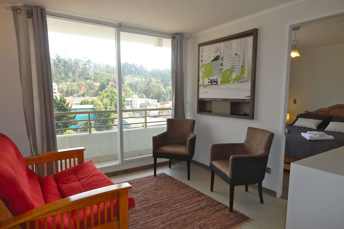 Standard Apartment, Multiple Beds, Accessible, Non Smoking | Living area | 32-inch flat-screen TV with cable channels, TV