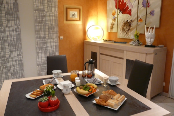 Kontinental frokost er inkludert hver dag