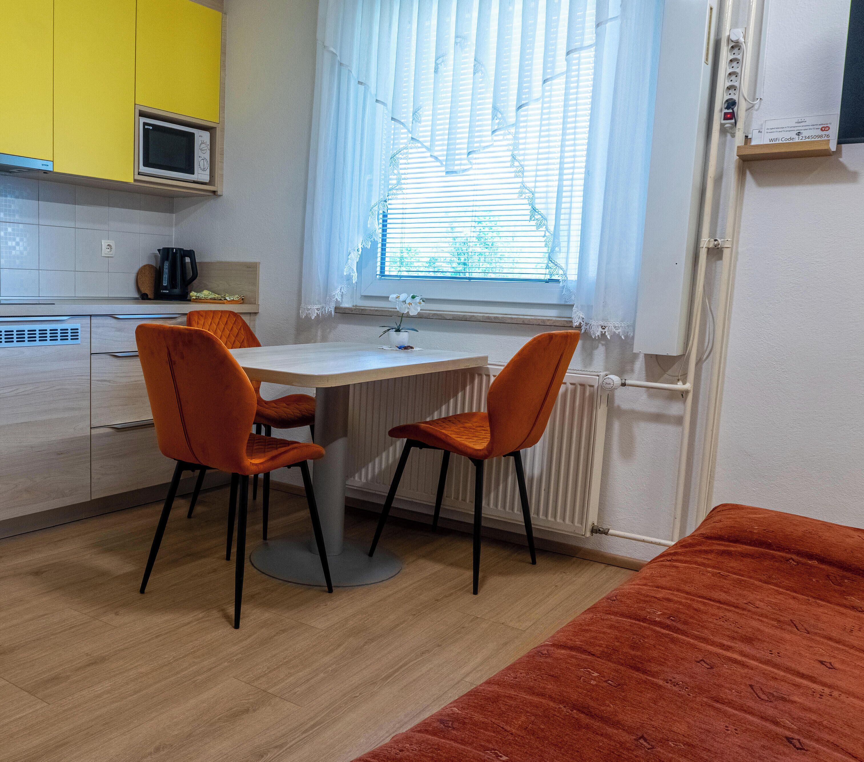 Apartment, 1 Bedroom, Mountain View (a2) | Desk, soundproofing, iron/ironing board, free WiFi