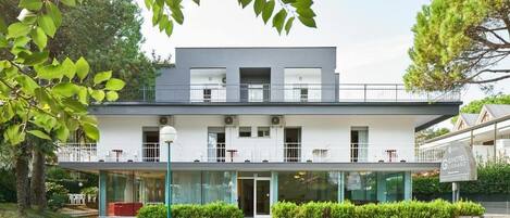 Facciata della struttura