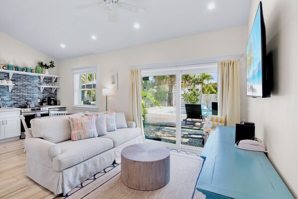 Télévision à écran plat, espaces bureaux