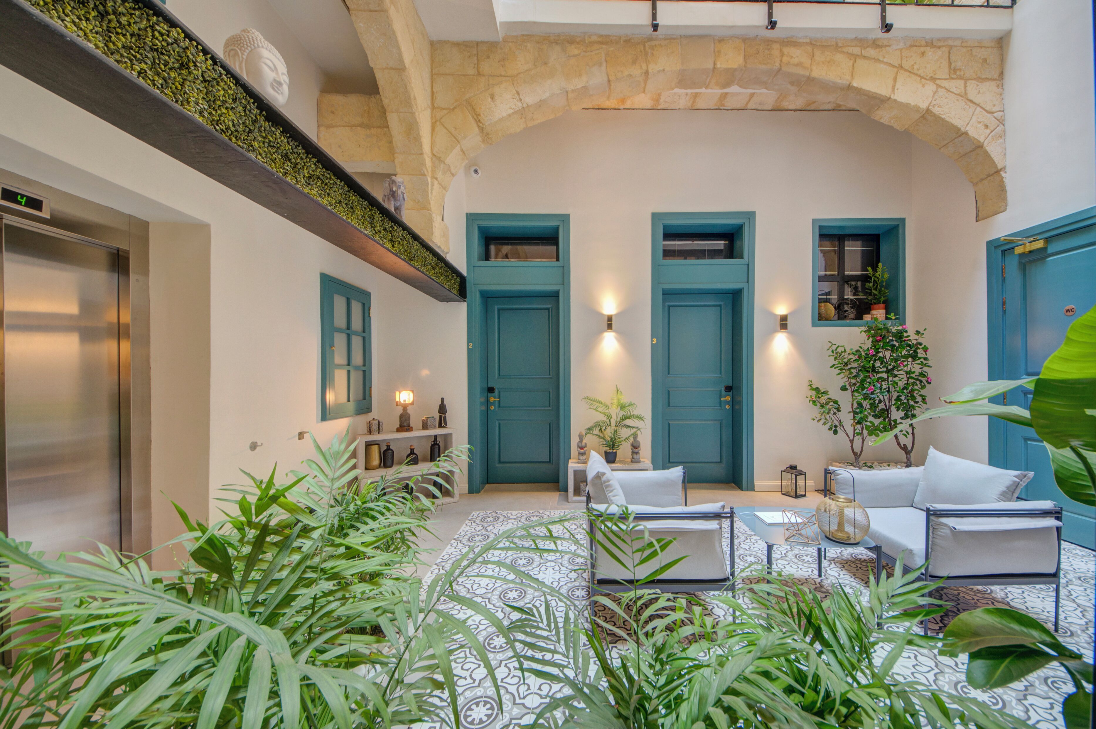 Blick auf den Innenhof