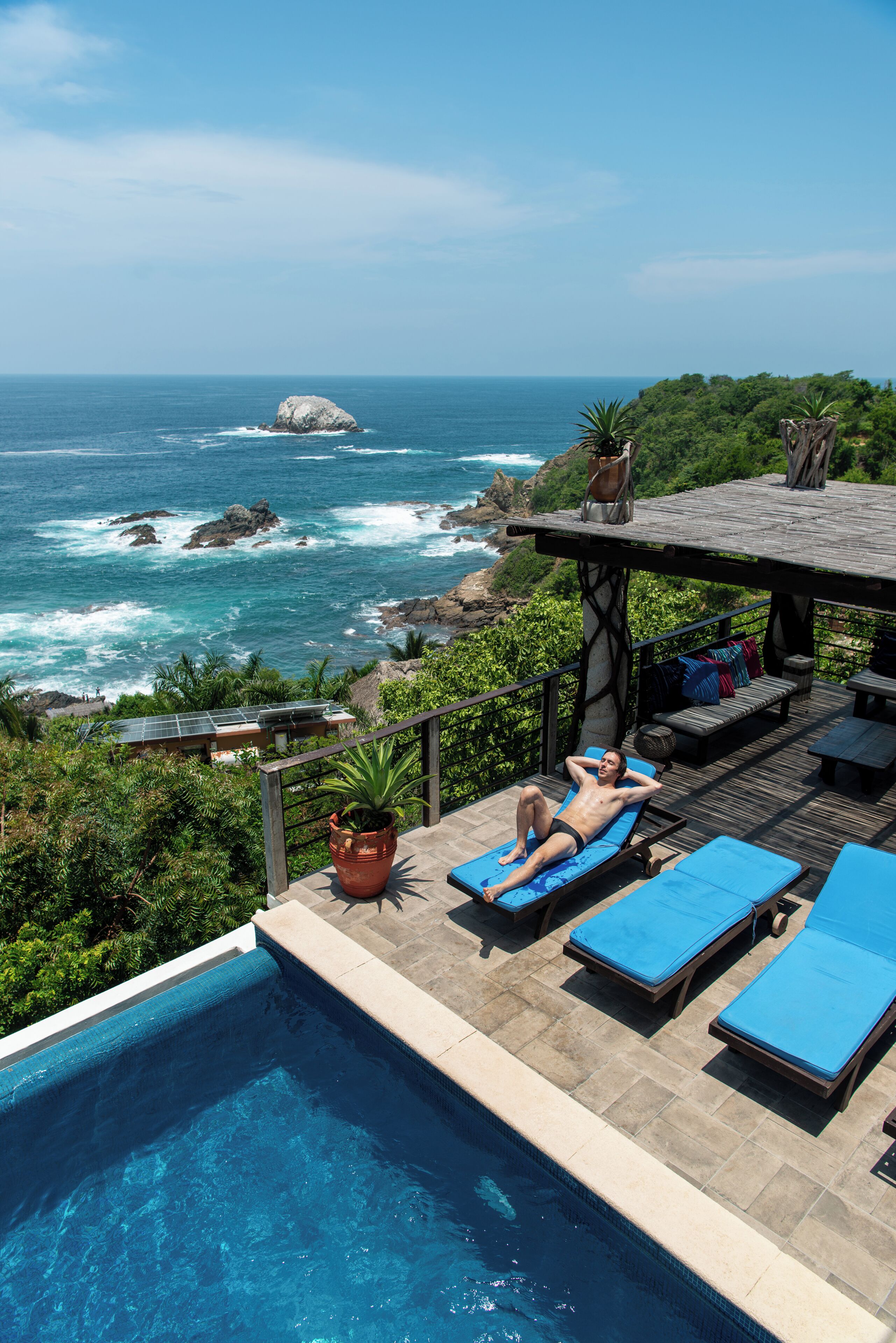 Alberca al aire libre 