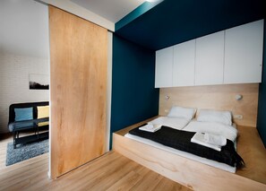 Classic-Apartment, 1 Schlafzimmer | 1 Schlafzimmer, Bügeleisen/Bügelbrett, kostenloses WLAN, Bettwäsche