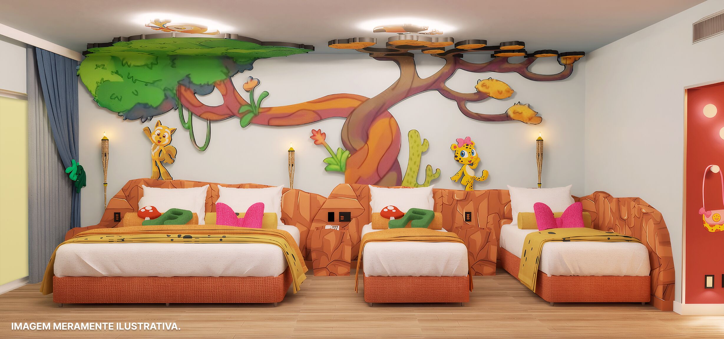 Apartamento Superior Tematico | Premium bedding, free minibar items, in-room safe, desk