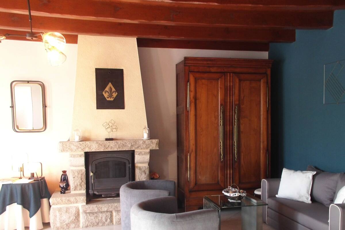 Een flatscreentelevisie