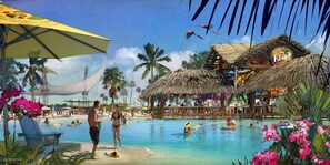 2 outdoor pools