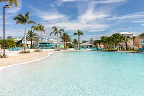 2 outdoor pools