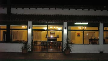 Front of property - evening/night