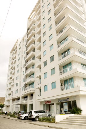 Fassade der Unterkunft