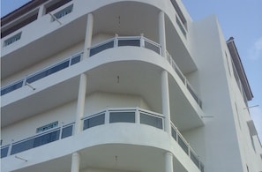 Fassade der Unterkunft