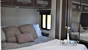 Grand Canyon RV Glamping Deluxe Luxury Suite | 2 bedrooms, hypo-allergenic bedding, individually decorated