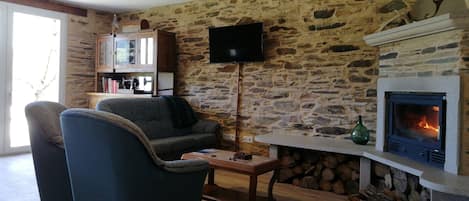 تلفزيون، مدفأة