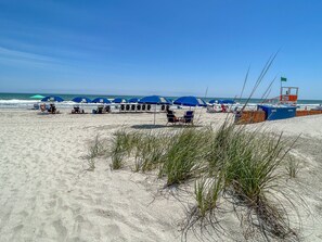 On the beach