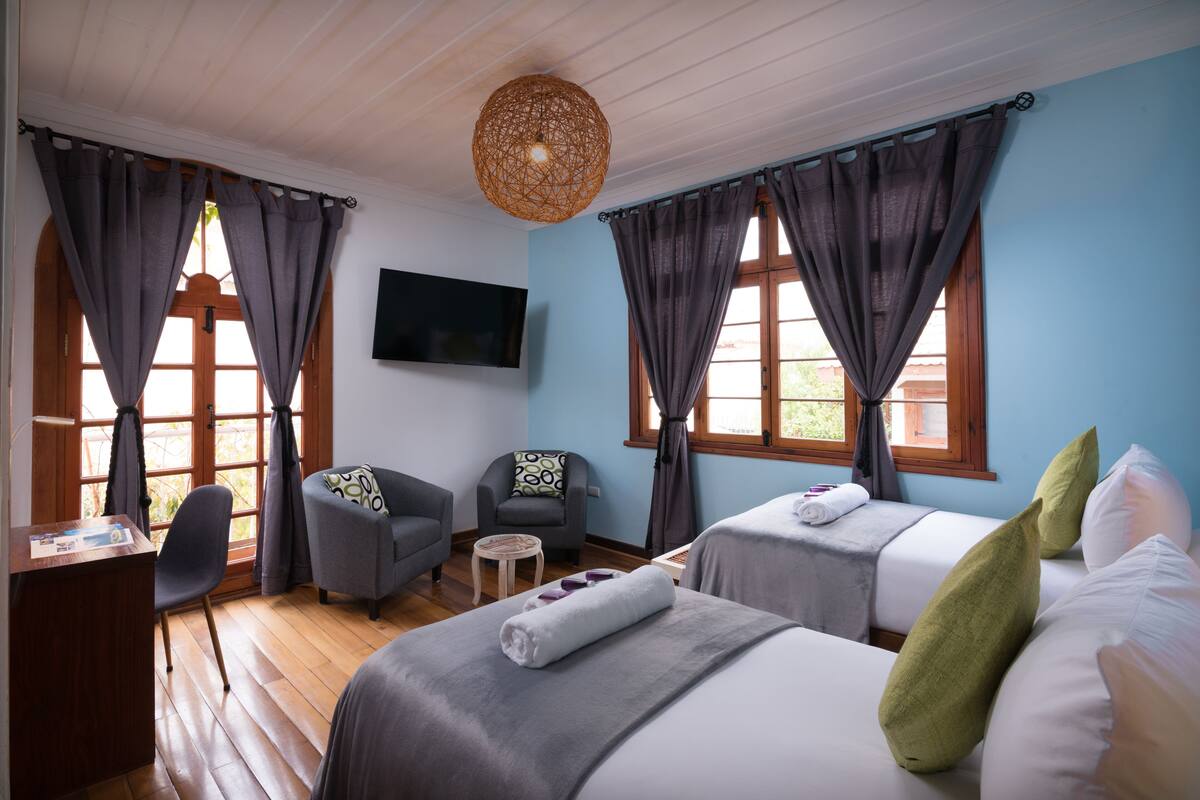 superior double room, 1 king or 2 twins, garden view | 1 bedroom, hypo-allergenic bedding, select comfort beds, in-room safe