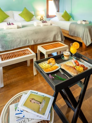 Free daily full breakfast
