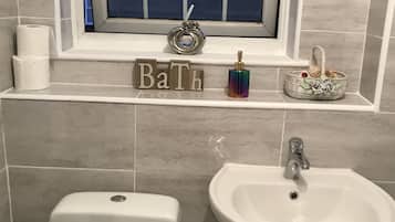 Towels, soap, toilet paper