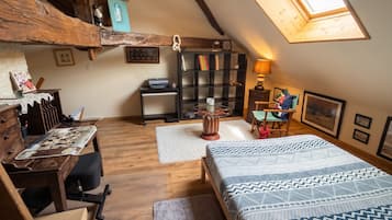 2 chambres, bureau, lit parapluie, Wi-Fi gratuit