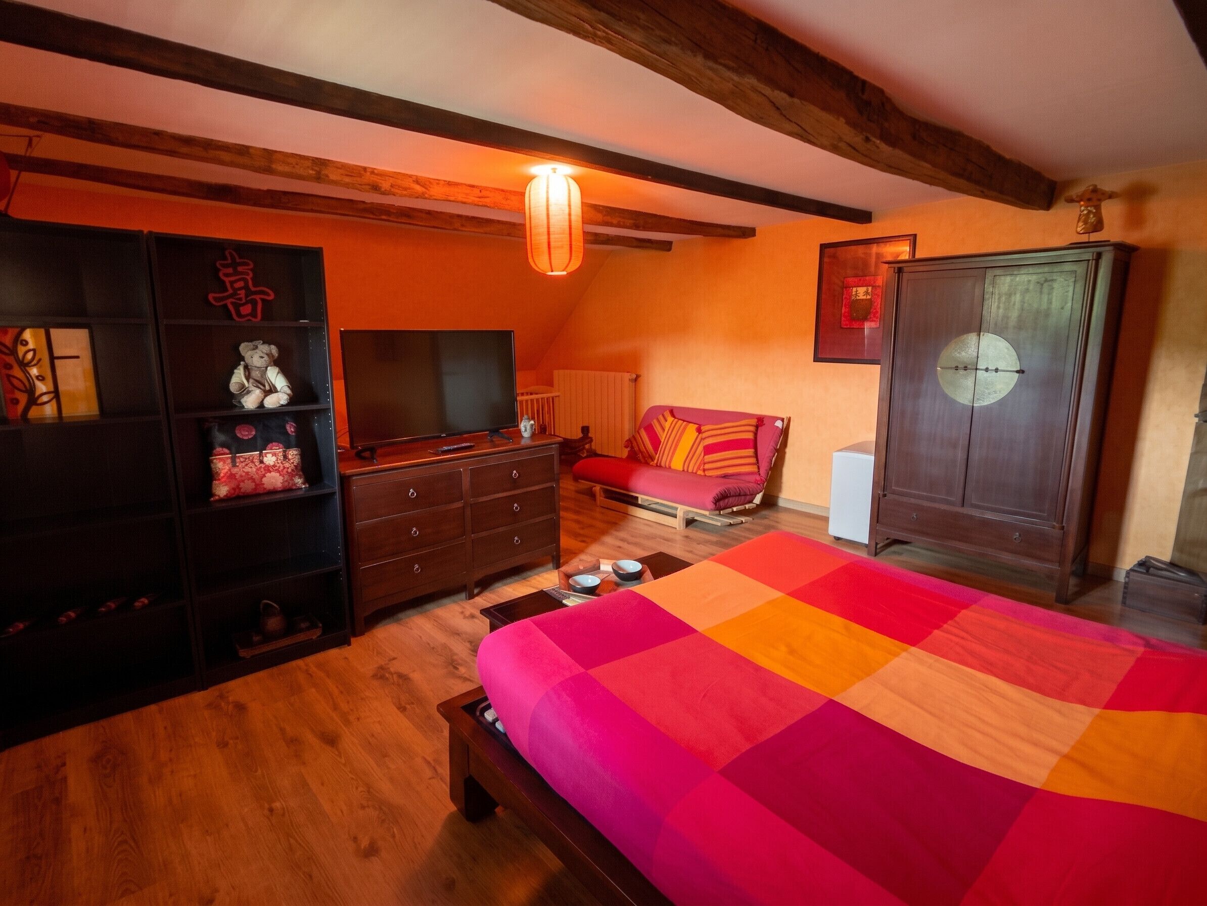 2 chambres, bureau, lit parapluie, Wi-Fi gratuit