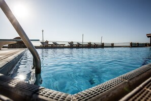 Outdoor pool - Aelia Villa, with Magnificent View and Huge Private Pool. (Perdika)