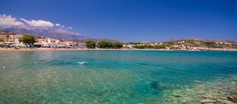 Villa Aladanos-stone villa /private heated jacuzzi and pool with amazing views