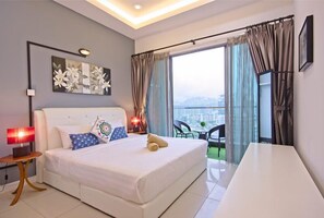 อพาร์ทเมนท์, 3 ห้องนอน, วิวเมือง (2) | โต๊ะทำงาน, ผ้าม่านกันแสง, เตารีด/โต๊ะรีดผ้า, Wi-Fi ฟรี