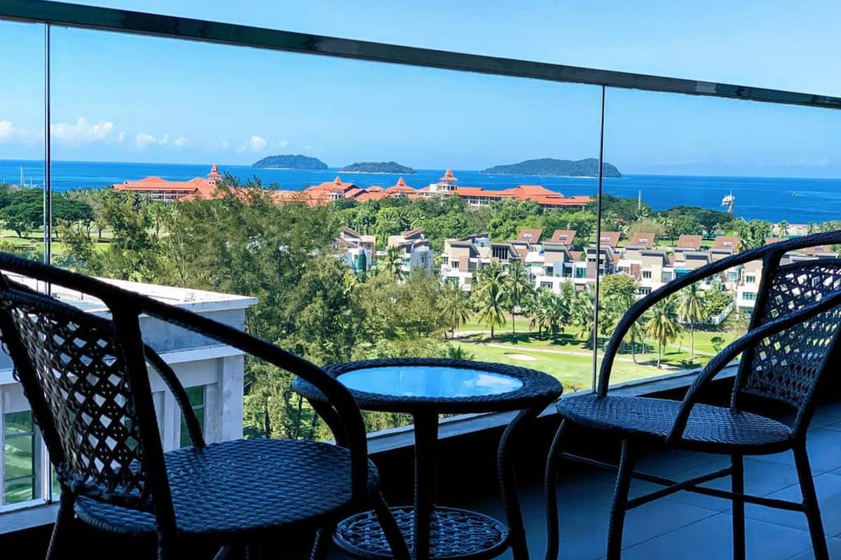 Appartement, 3 slaapkamers, uitzicht op zee (3) | Balkon