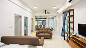 Two Bedroom Apartment #7 | Living area | LED TV