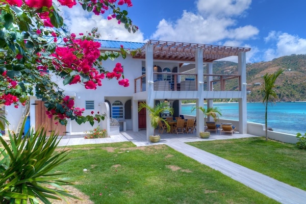 Brewers Bay Beach House steps from the ocean.