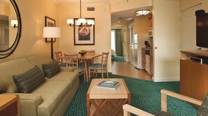 Living area - Harborside Resort Atlantis (wrist bands included) (Paradise Island)