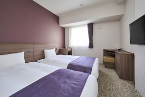 Twin Room, 2 Twin Beds, Non Smoking | 1 bedroom, premium bedding, down comforters, desk - HOTEL AXIA INN SAPPORO SUSUKINO  (Sapporo)