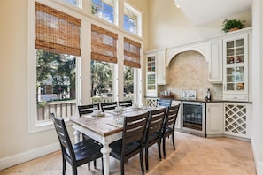 Dining - 21 Ruddy Turnstone ~ Beautiful 5br Home, 3rd Row from the Beach in Sea Pines! (Hilton Head Island)