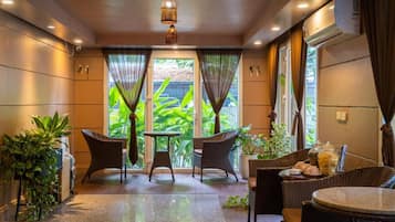 Sala de estar en el lobby