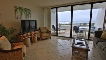 Smart TV, DVD player, books