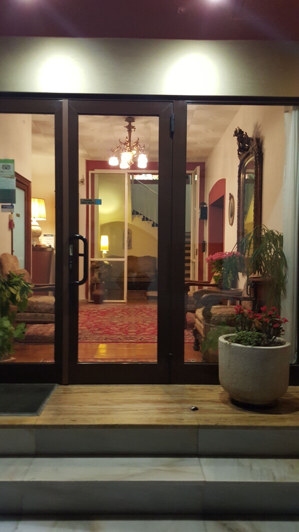 Voorkant van accommodatie