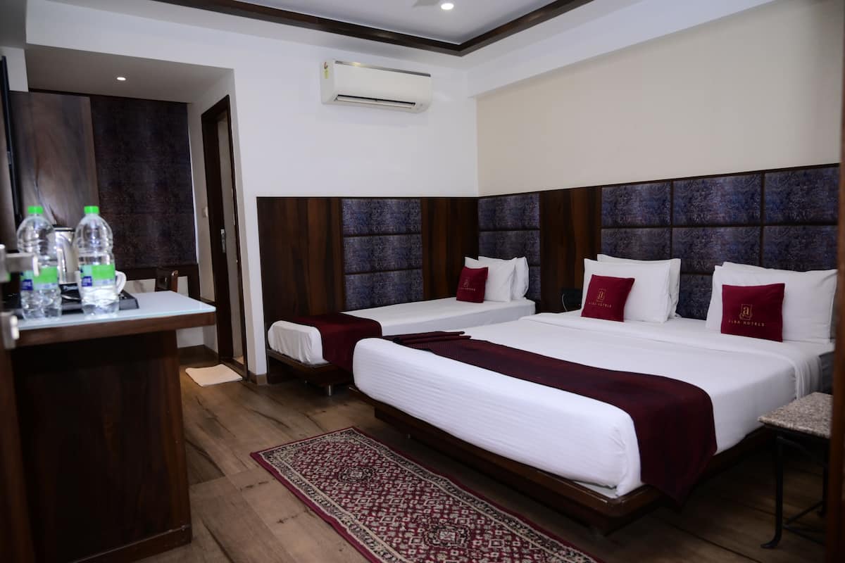 Desk, iron/ironing board (on request), rollaway beds (surcharge)