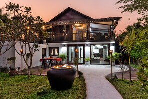 Front of property – evening/night