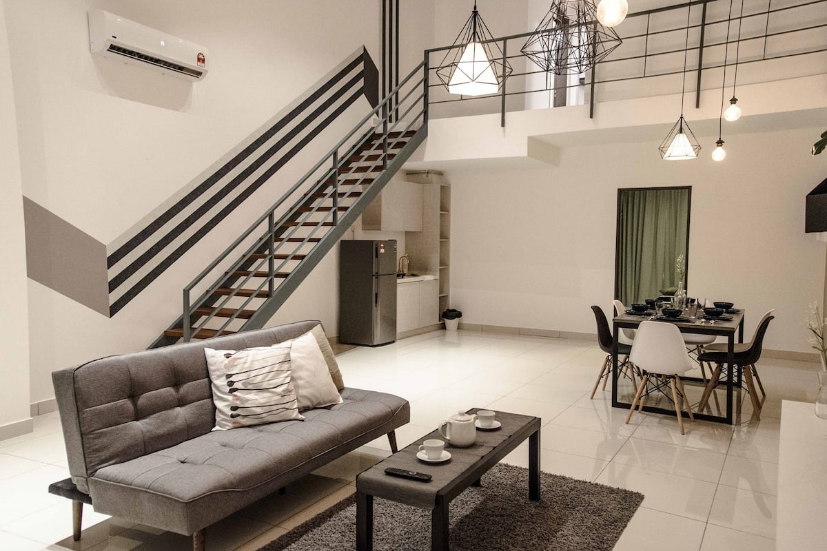 Duplex, 3 Bedrooms | Seterika/papan seterika, Wi-fi percuma, cadar katil