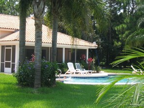 Front of property - VILLA WITH POOL  SWISS WATERSKI RESORT (Clermont)