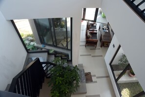 Deluxe Double Room, 1 King Bed, Beach View | Interior - Blue Ocean Homestay (Tam Ky)