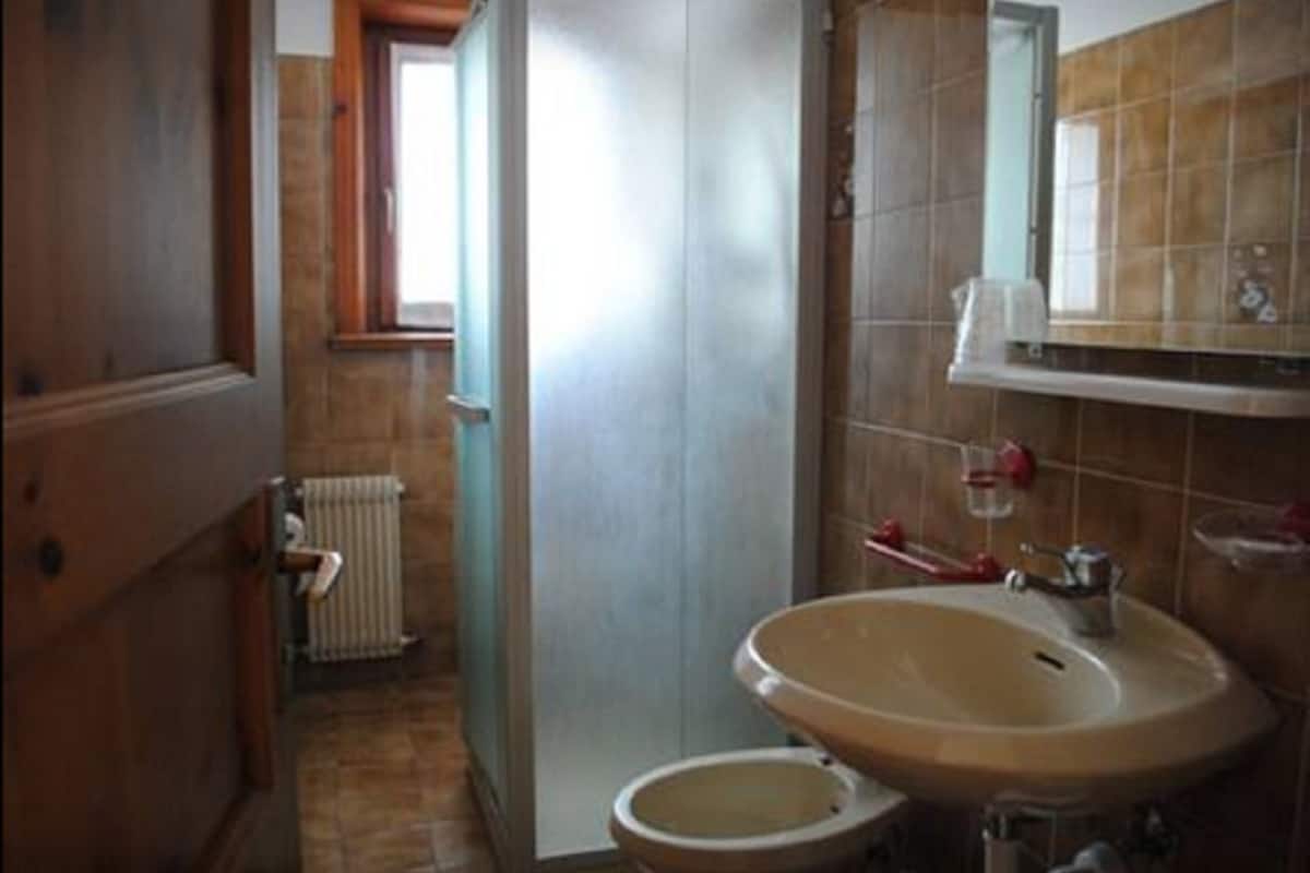 free toiletries, hair dryer, bidet, towels