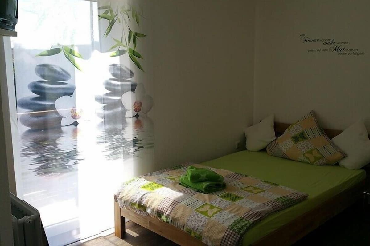 Desk, cots/infant beds, free WiFi, bed sheets